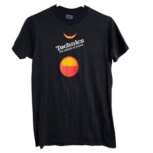 TECHNICS Vintage 80s Single‎ Stitch Audio Receiver Graphic Tee M